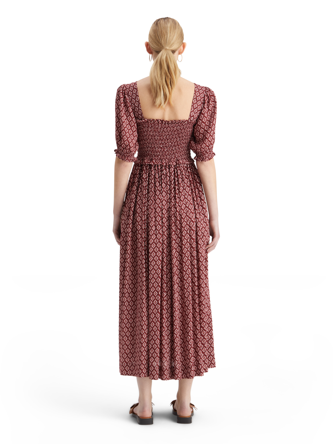 MAXI DRESS WITH SMOCK
