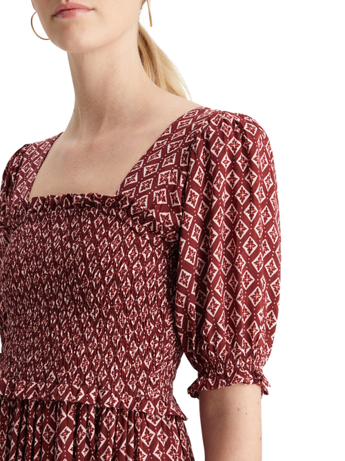 Maxi jurk met kiel Scotch Soda Amsterdam