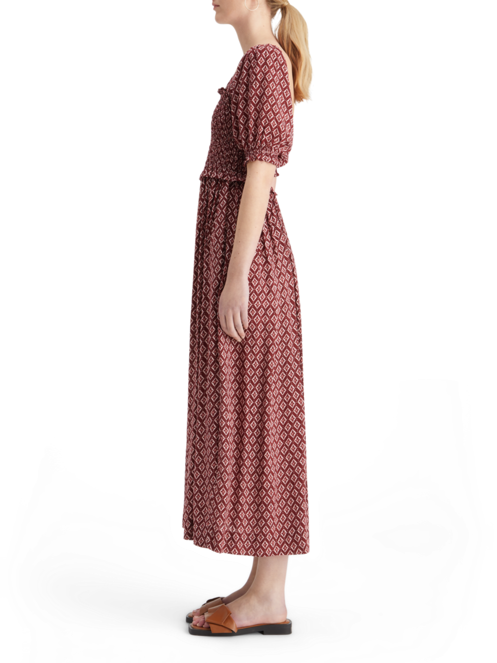 MAXI DRESS WITH SMOCK