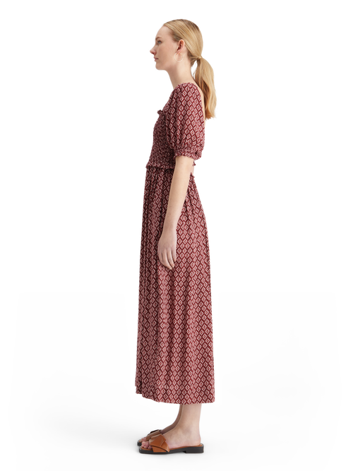 MAXI DRESS WITH SMOCK