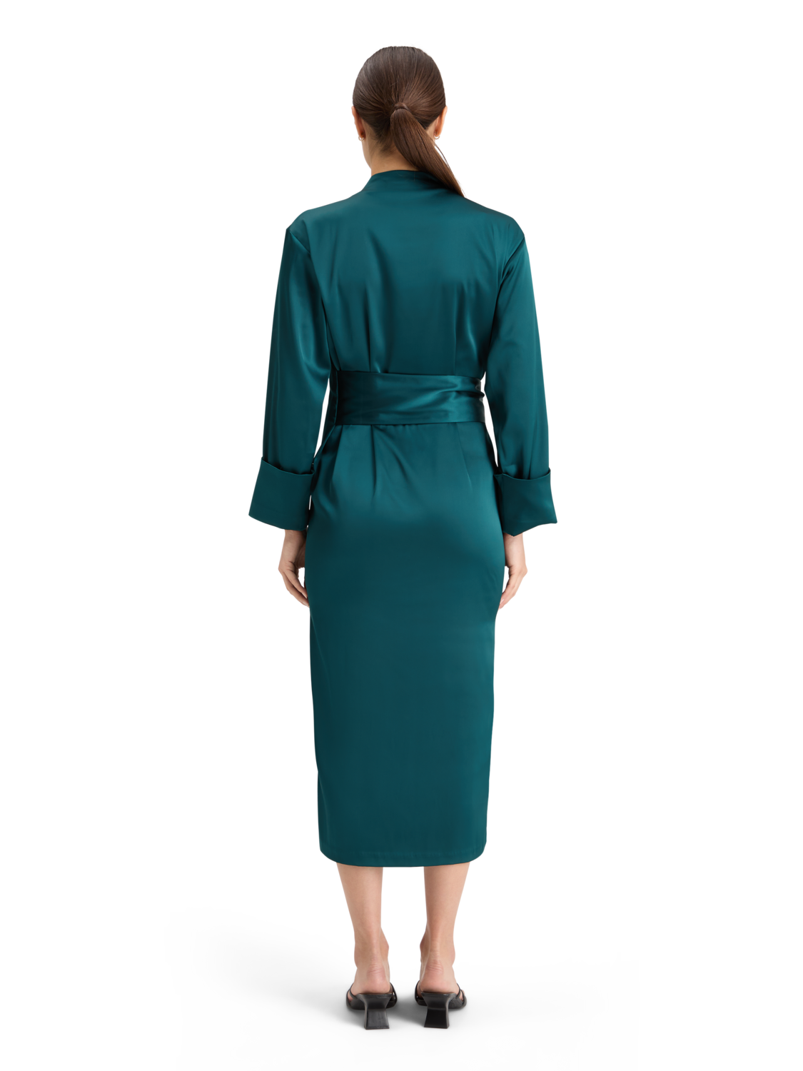 KIMONO MIDI DRESS