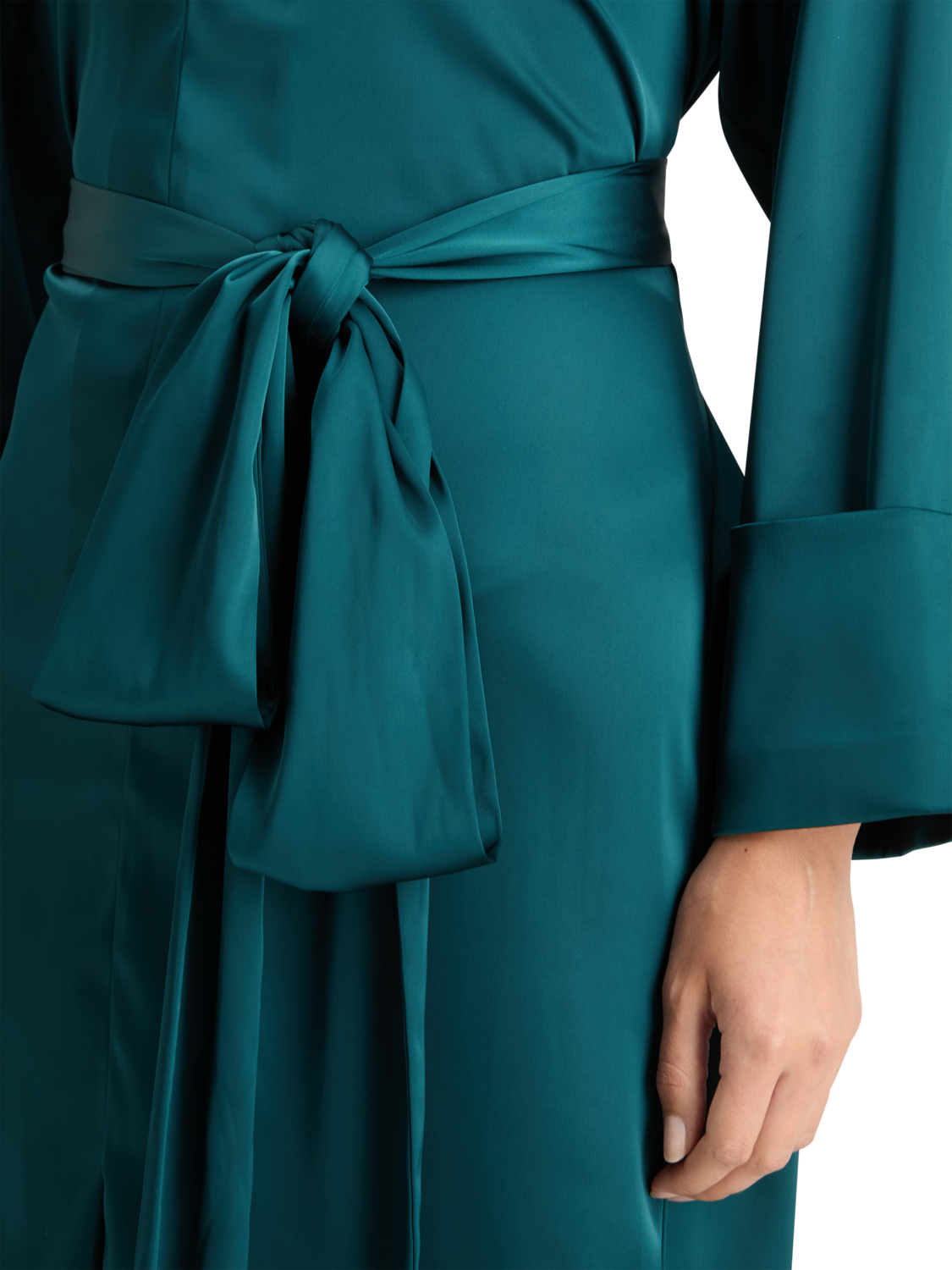 KIMONO MIDI DRESS