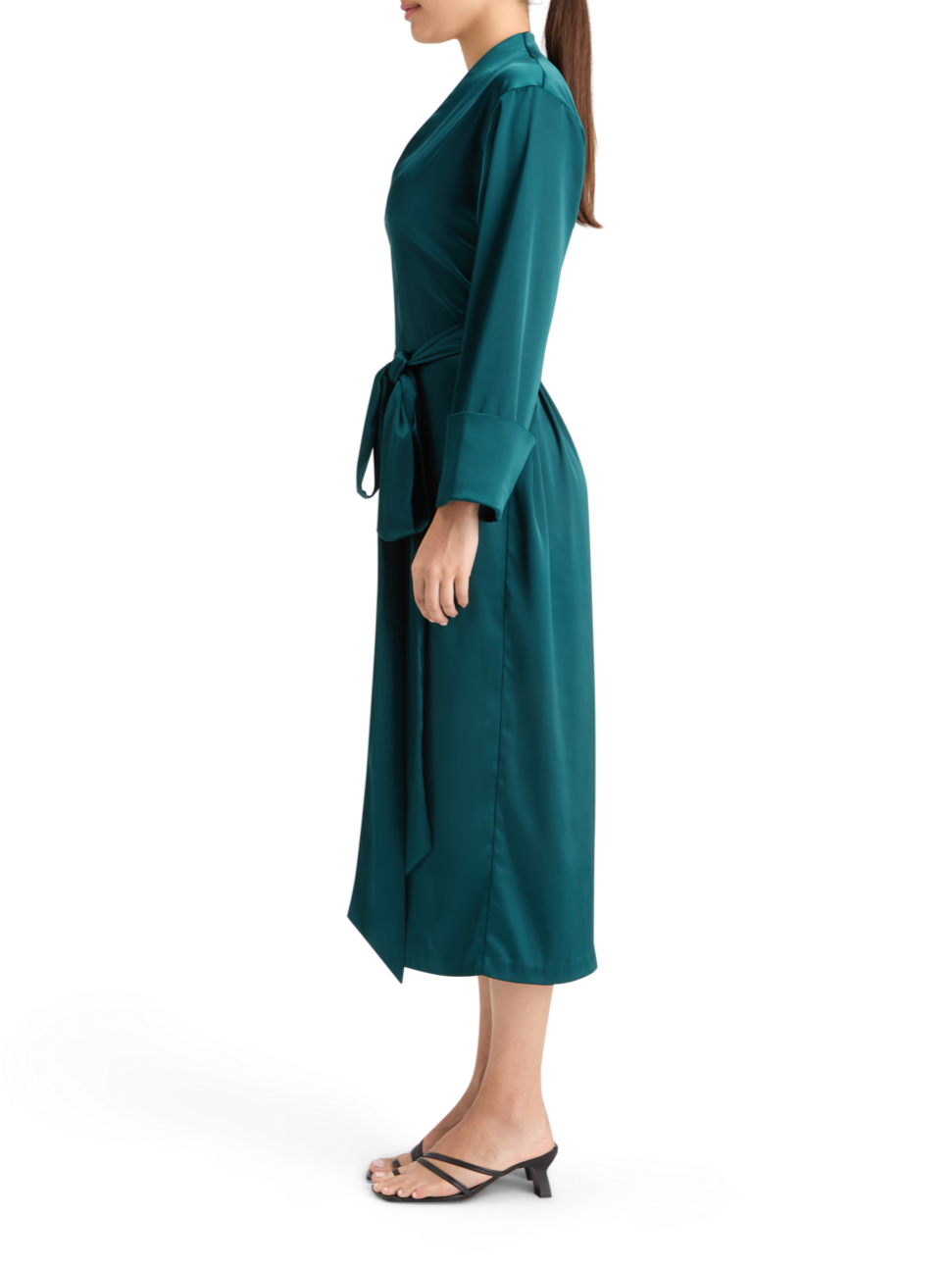 KIMONO MIDI DRESS