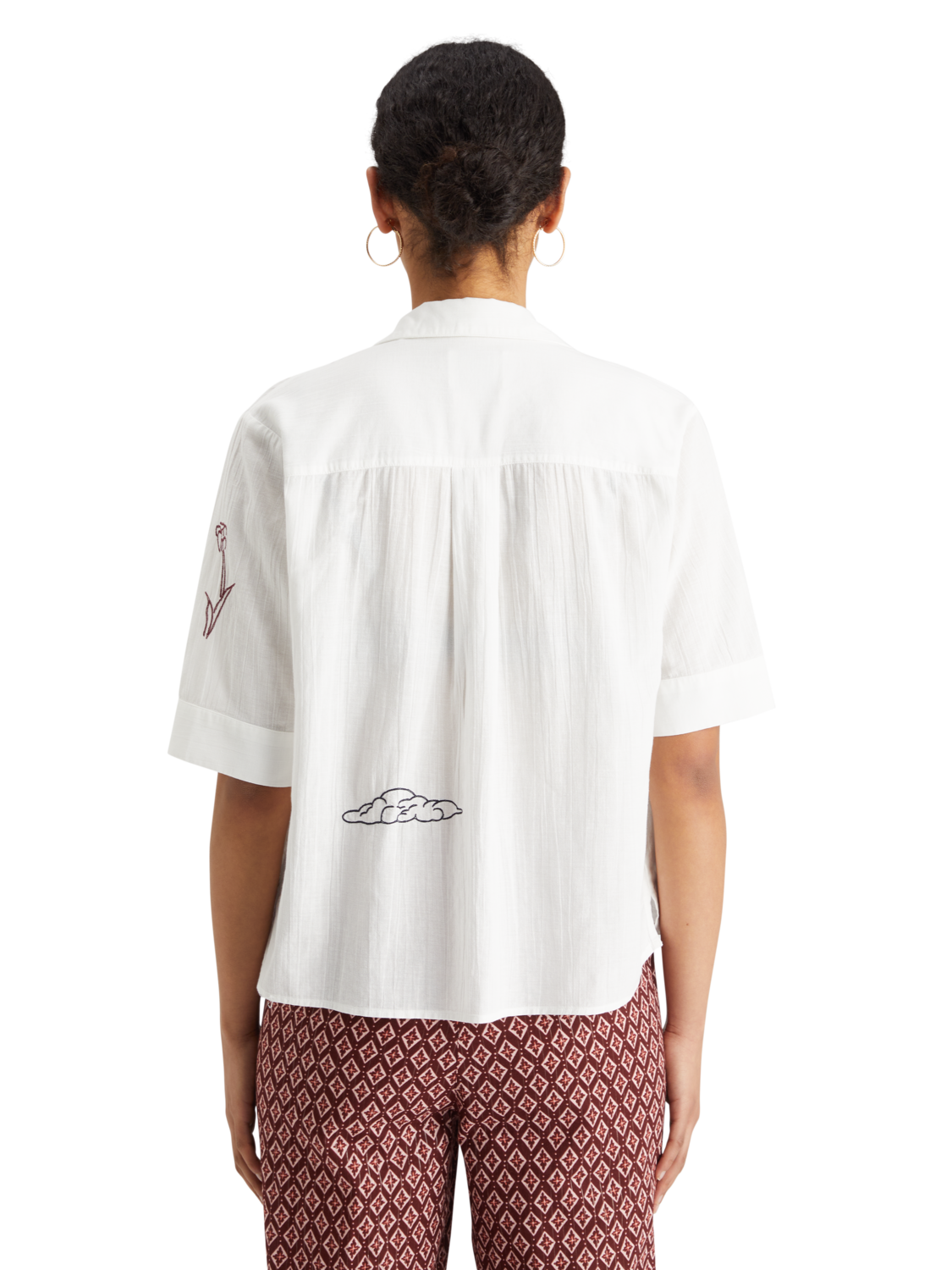 SS SHIRT WITH EMBROIDERY