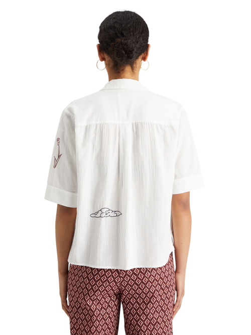 SS SHIRT WITH EMBROIDERY