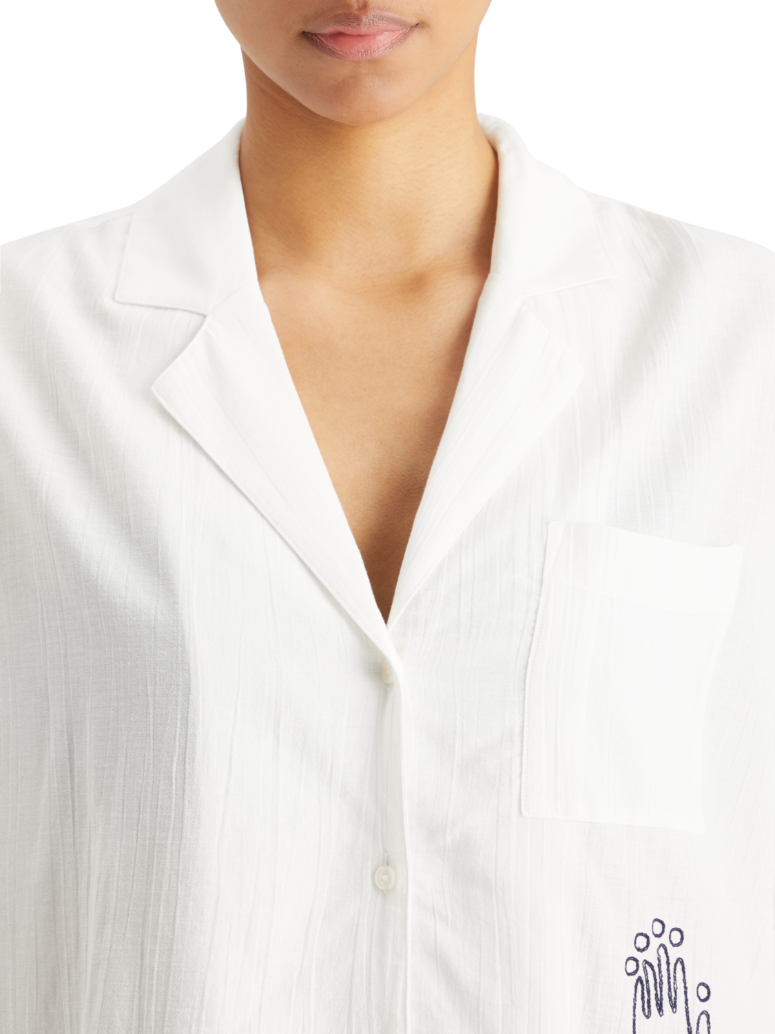 SS SHIRT WITH EMBROIDERY
