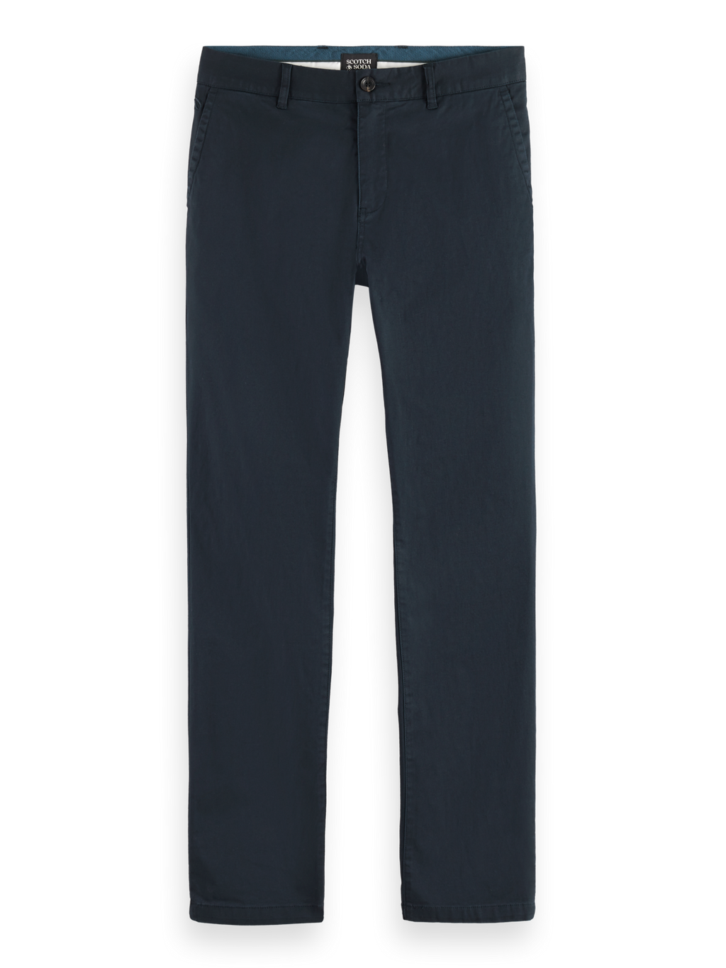 Essentials STUART STRETCH COTTON CHINO - NIGHT