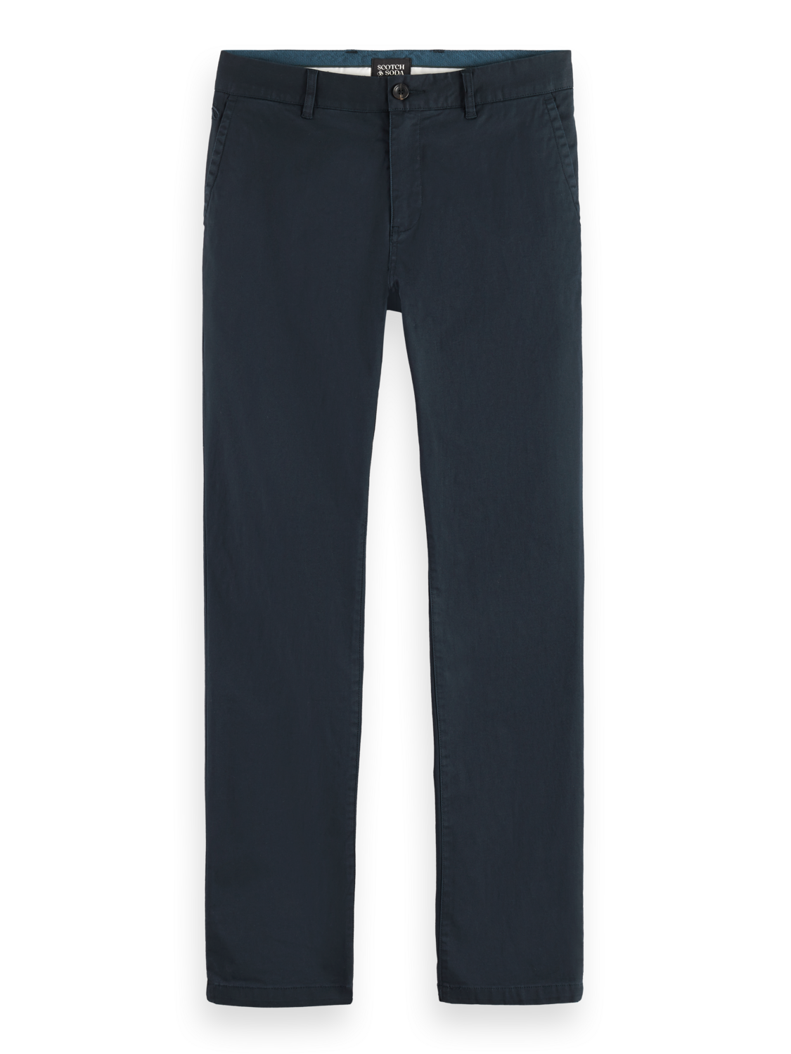 Essentials STUART STRETCH COTTON CHINO - NIGHT