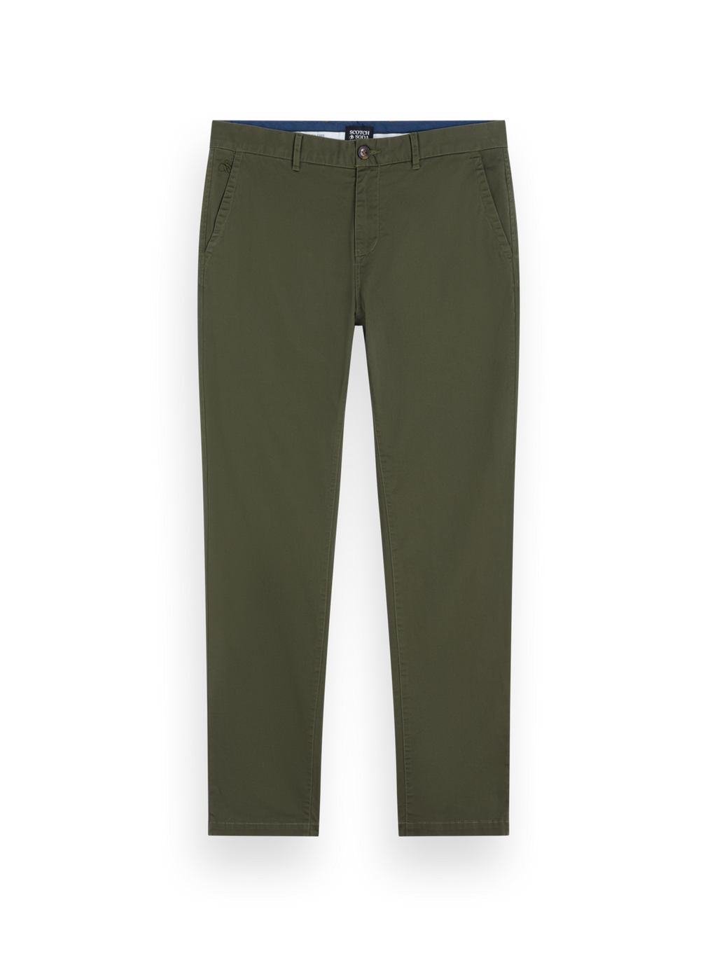 Essentials STUART STRETCH COTTON CHINO - KHAKI