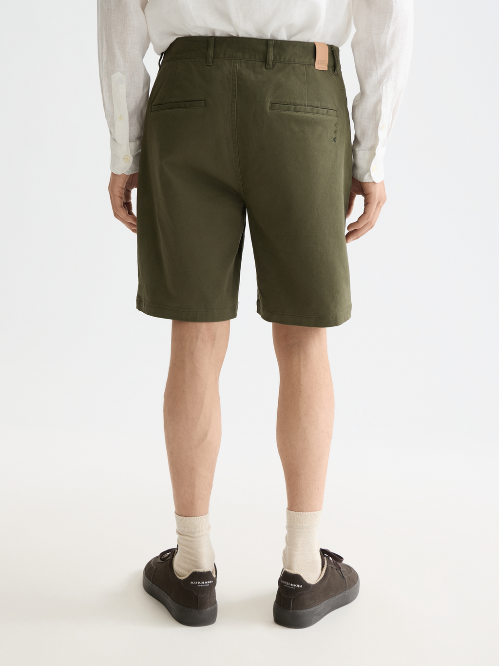 CORE Stuart Cotton-blend twill regular-fit short - KHAKI