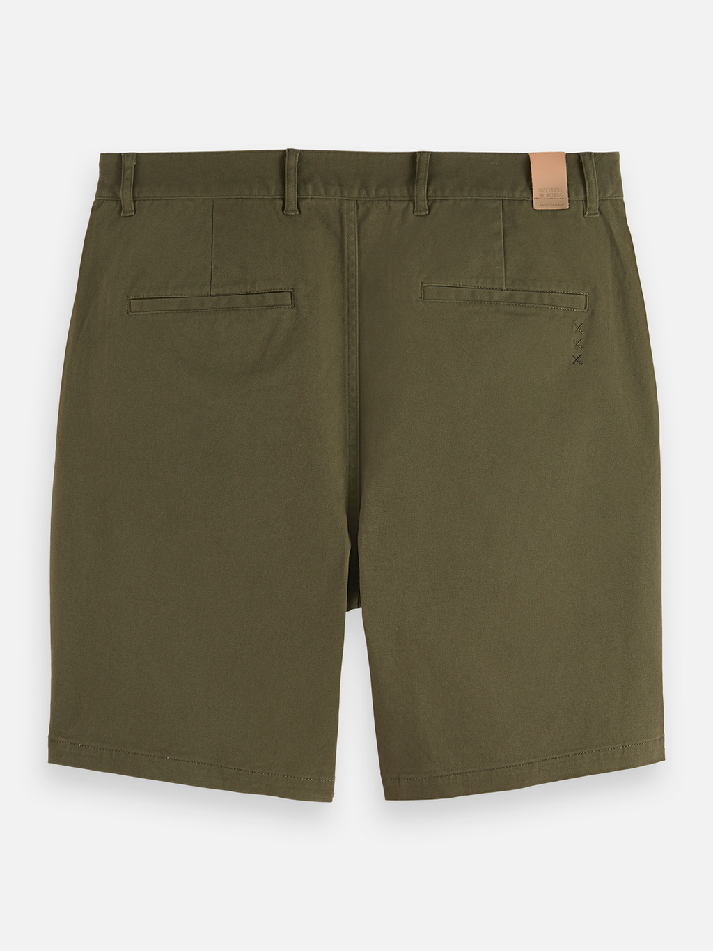 CORE Stuart Cotton-blend twill regular-fit short - KHAKI