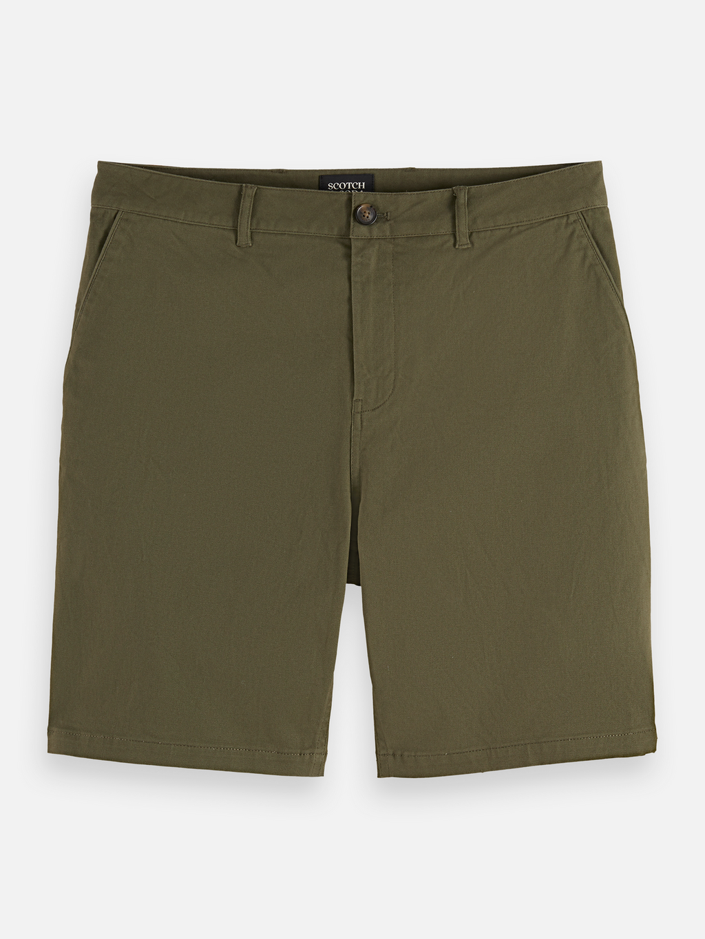 CORE Stuart Cotton-blend twill regular-fit short - KHAKI