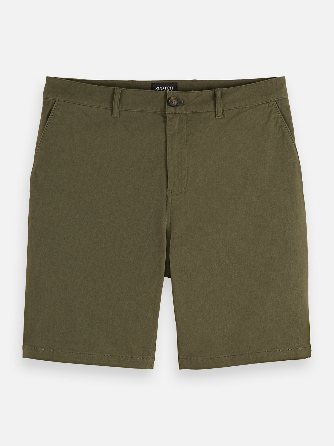 CORE Stuart Cotton-blend twill regular-fit short - KHAKI