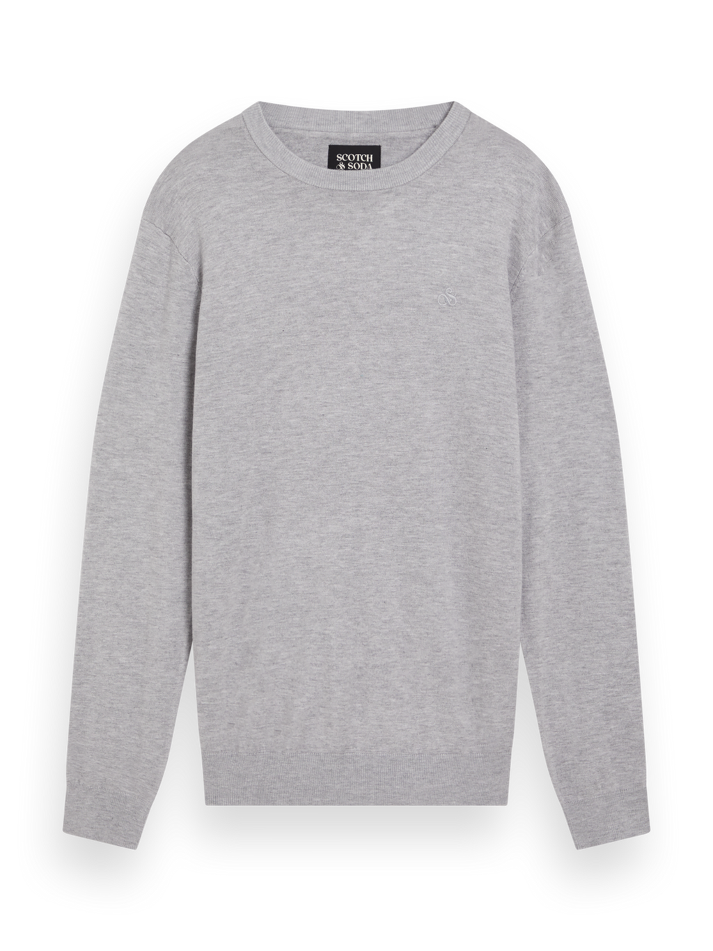 ESSENTIALS PULLOVER CREWNECK - GREY MELANGE