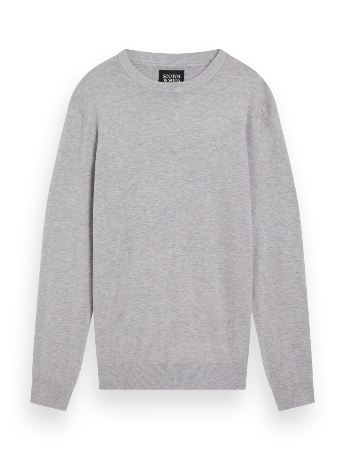 ESSENTIALS PULLOVER CREWNECK - GREY MELANGE