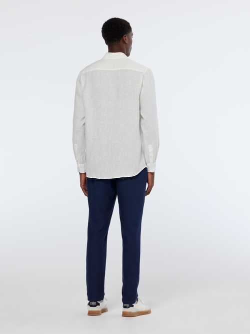 CORE - LINEN SHIRT LS BUTTON-DOWN
