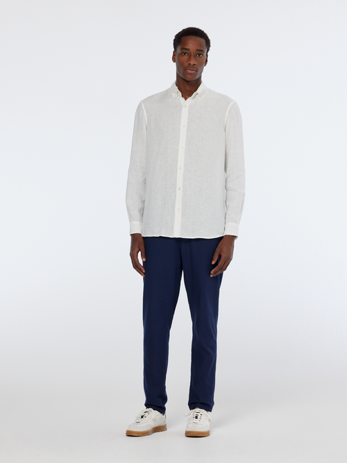CORE - LINEN SHIRT LS BUTTON-DOWN