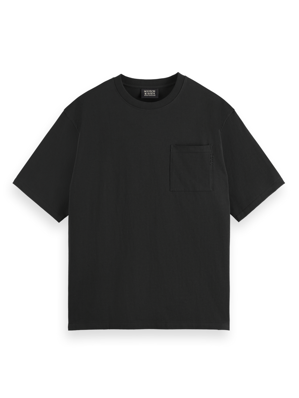 Essentials 3 CROSSES LOOSE POCKET T-SHIRT - BLACK