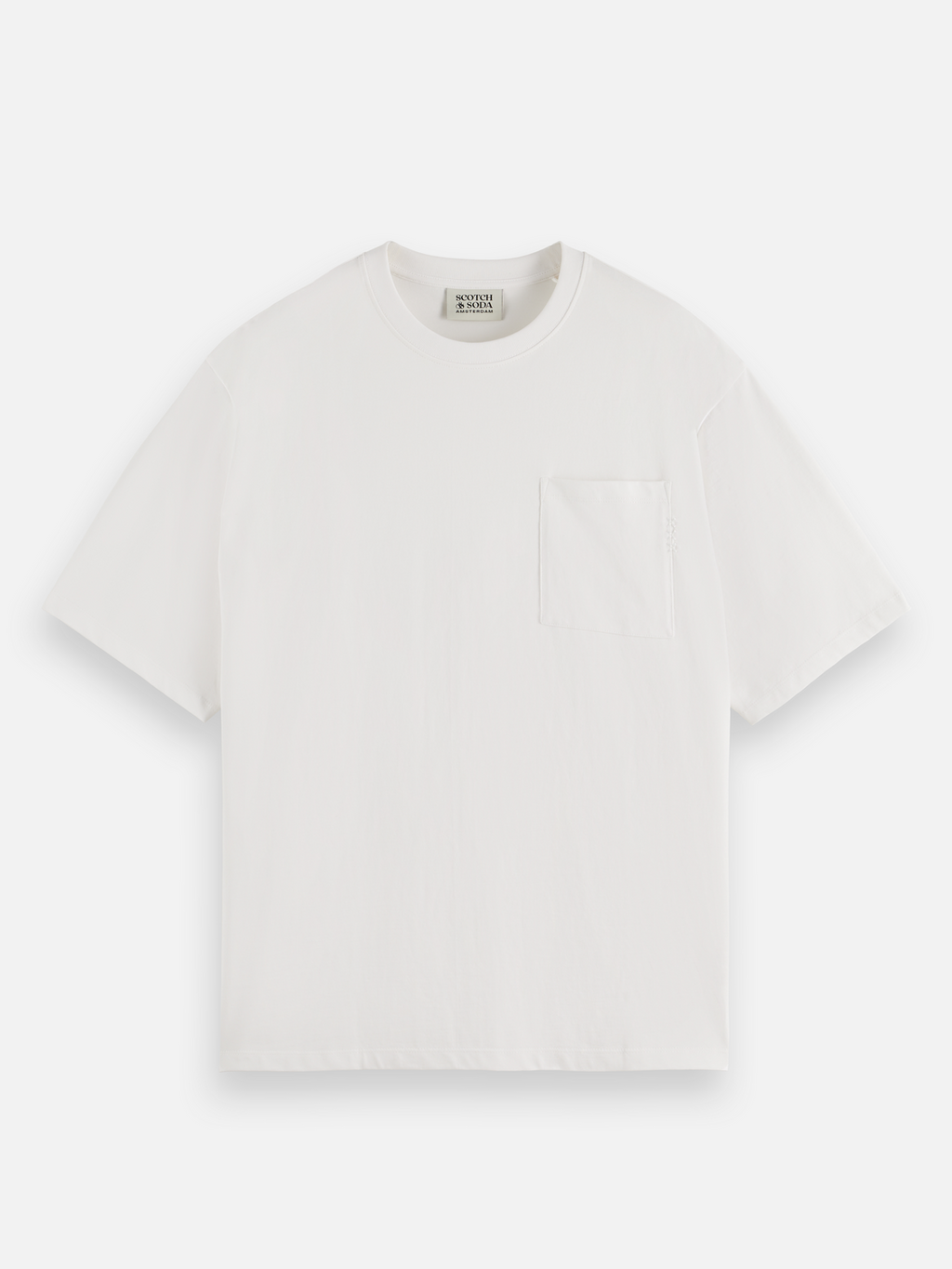 Essentials 3 CROSSES LOOSE POCKET T-SHIRT - WHITE