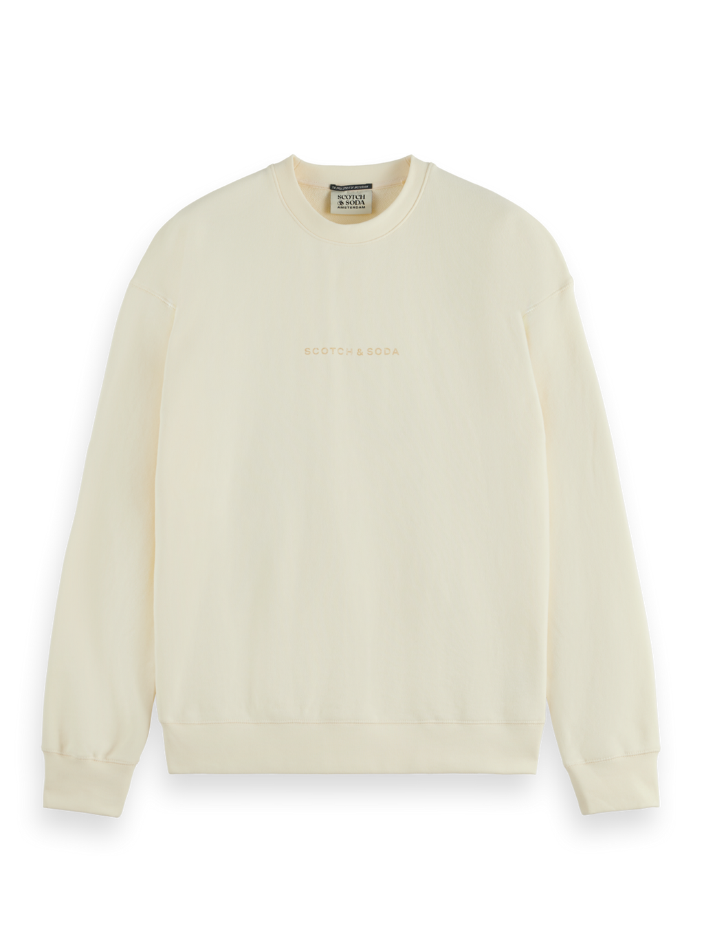 Essentials LOGO FRONT CHEST SWEATSHIRT - OFF WHITE