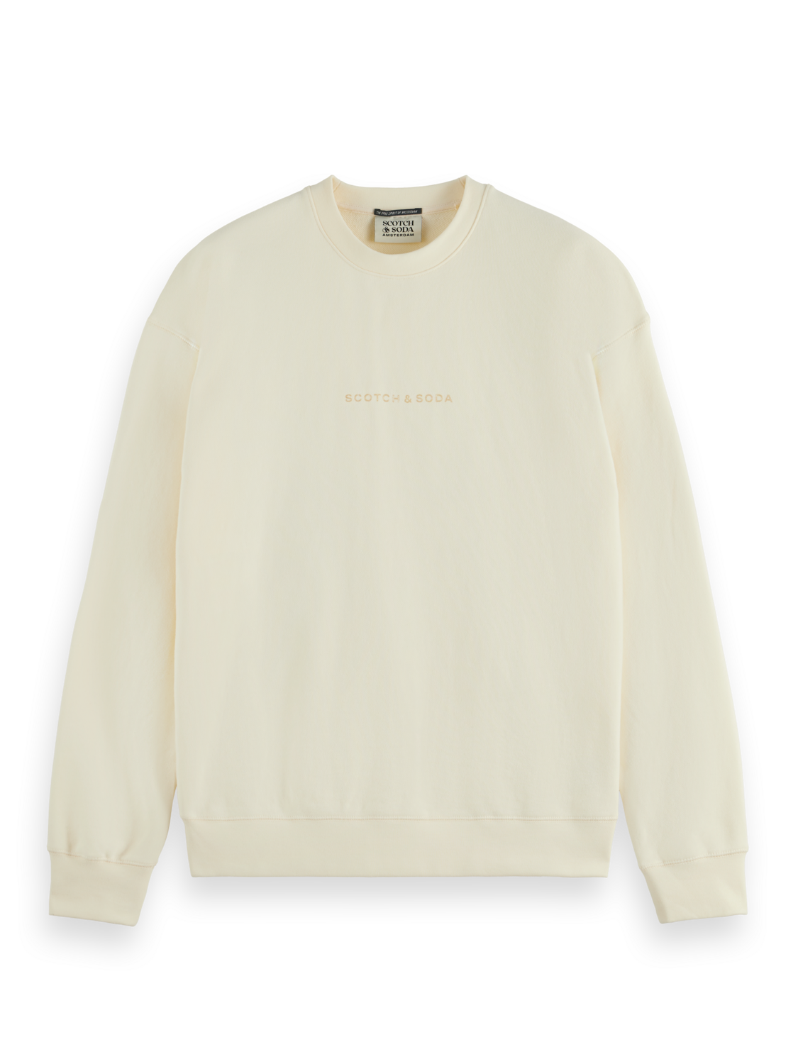 Essentials LOGO FRONT CHEST SWEATSHIRT - OFF WHITE