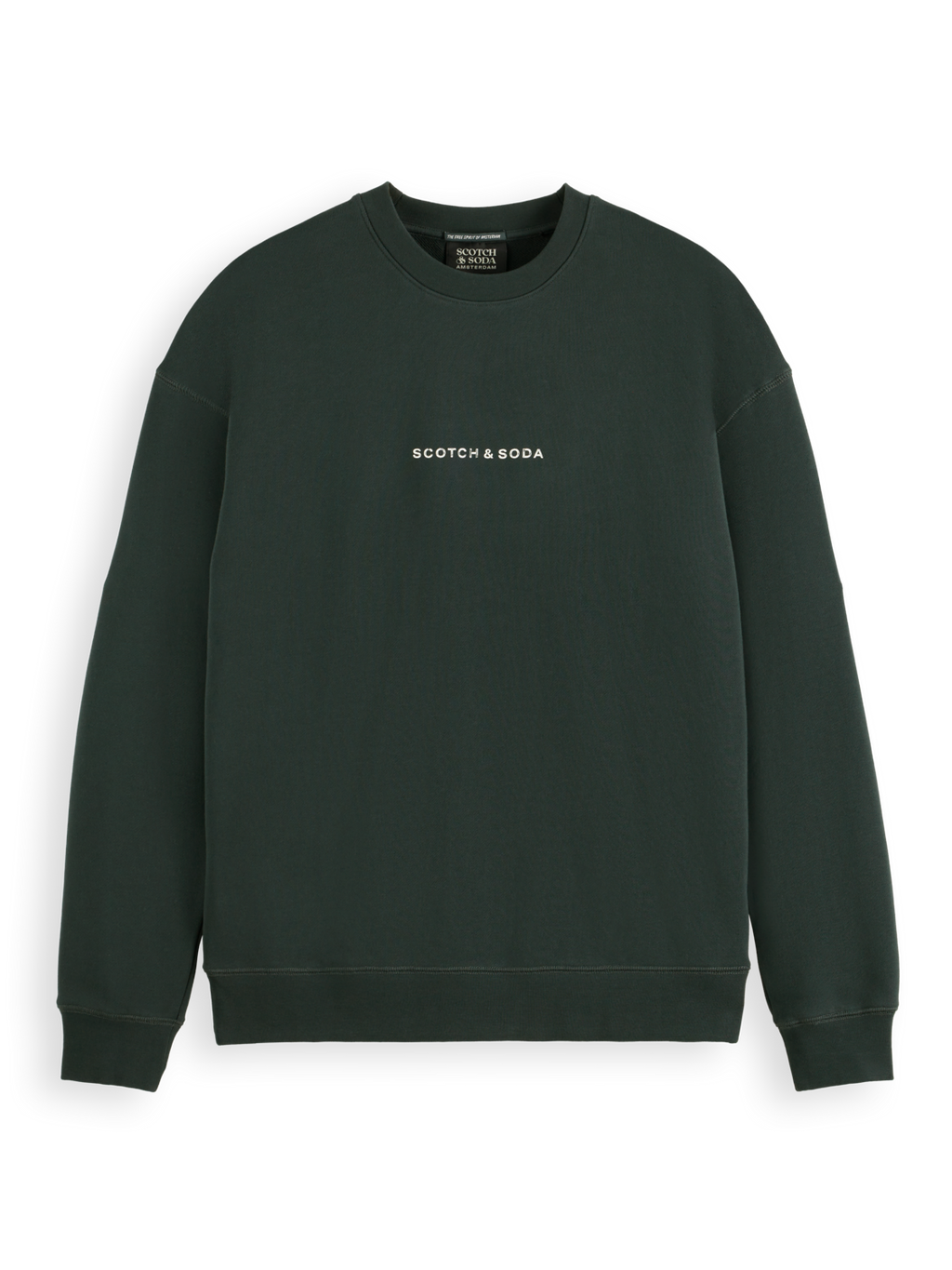 Essentials LOGO FRONT CHEST SWEATSHIRT - GRACHTEN GREEN