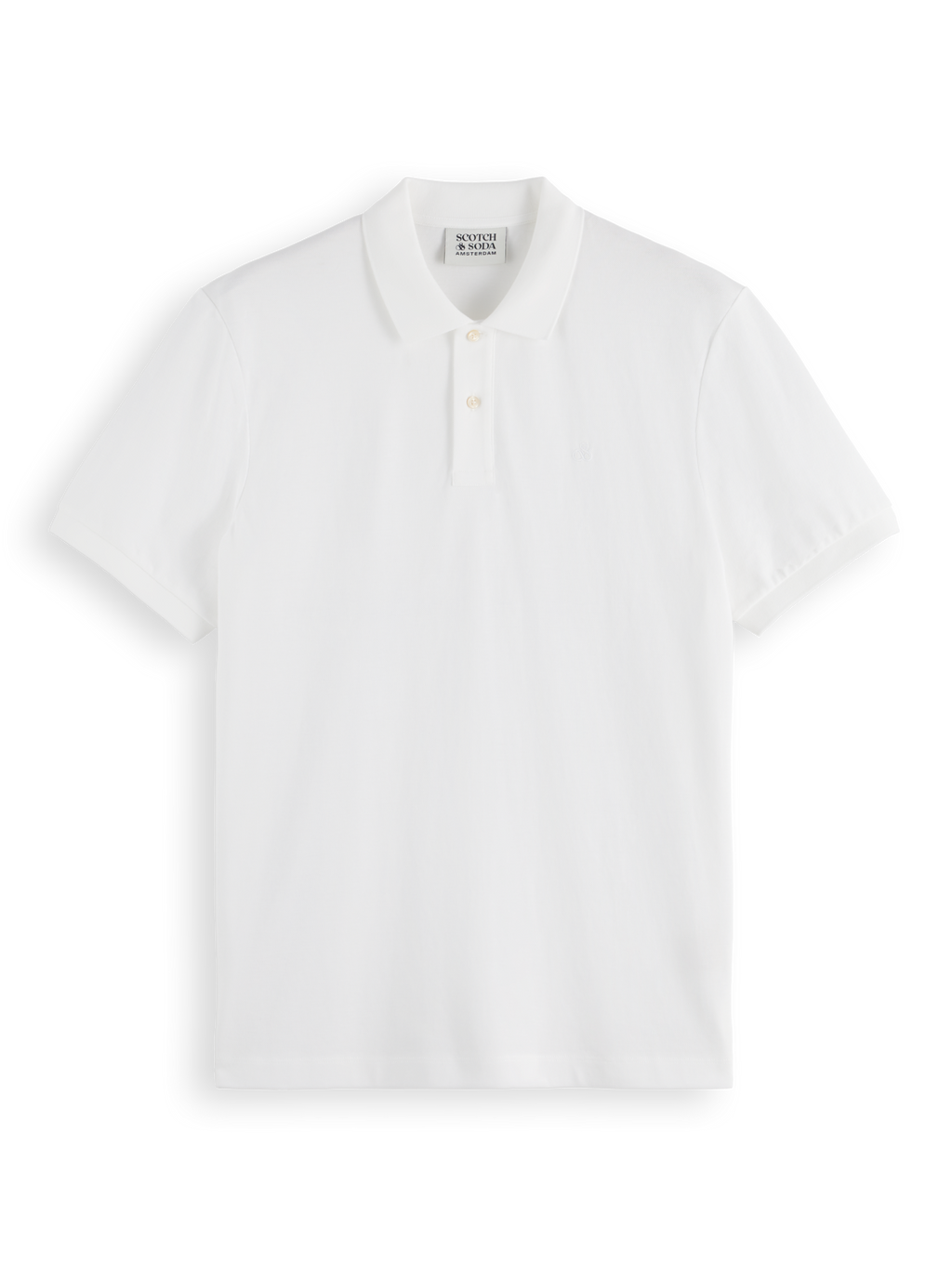 Essentials LOGO PIQUE POLO - WHITE