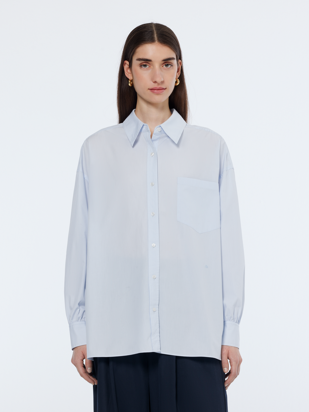 Essentials GIRLFRIEND POPLIN SHIRT