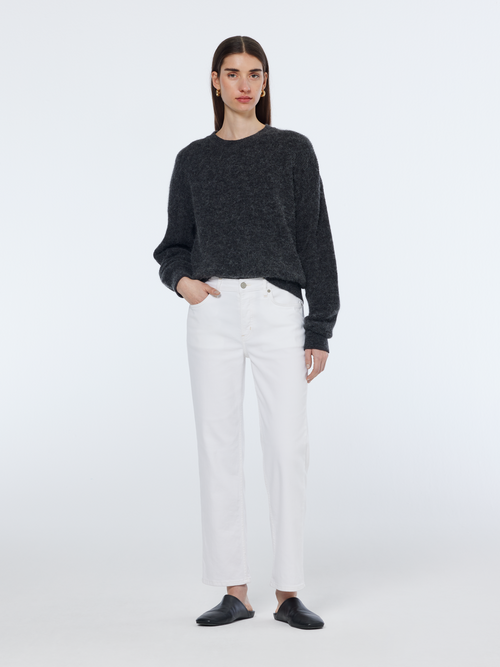 CORE FUZZY CREW NECK PULLOVER