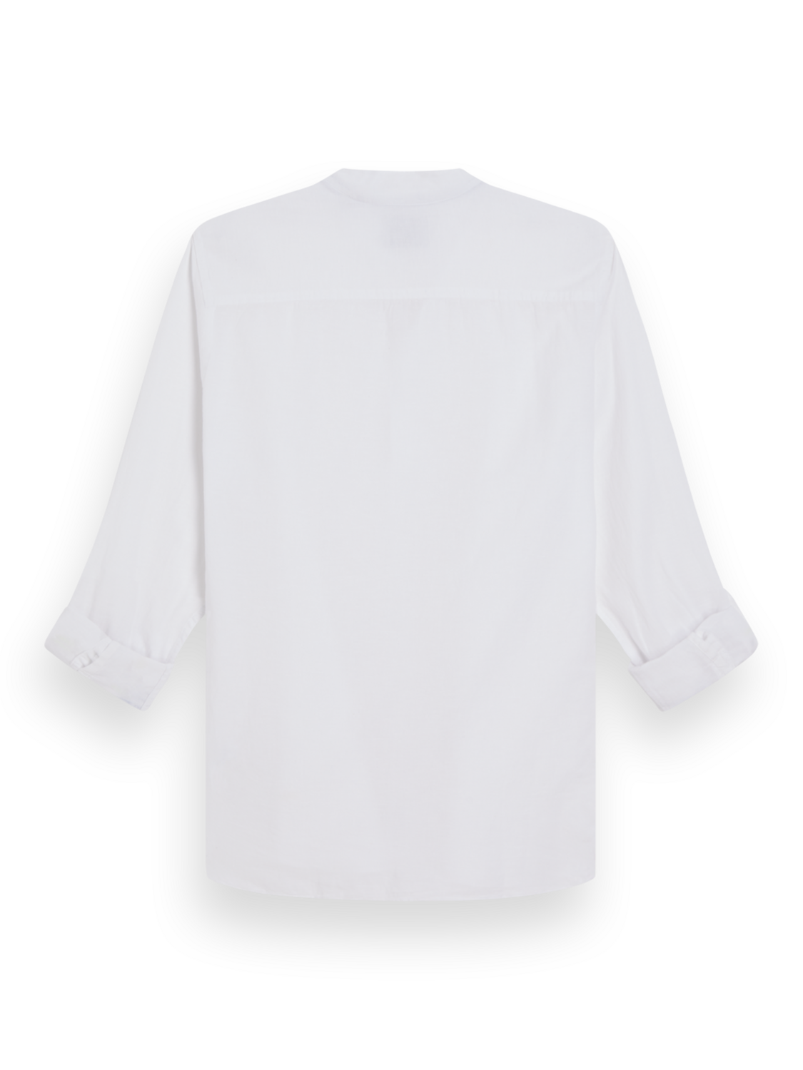 REGULAR FIT COTTON LINEN SHIRT