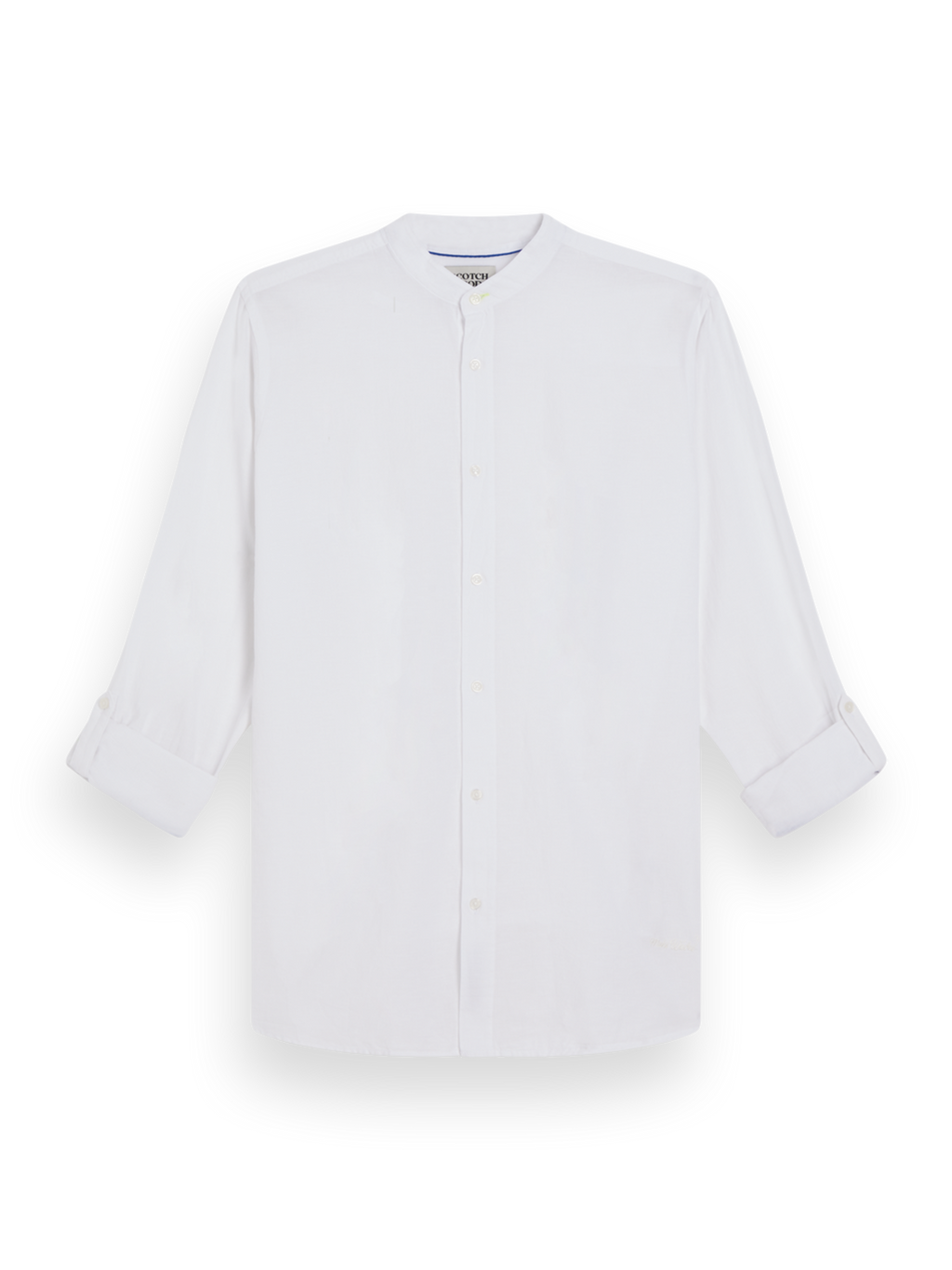 REGULAR FIT COTTON LINEN SHIRT