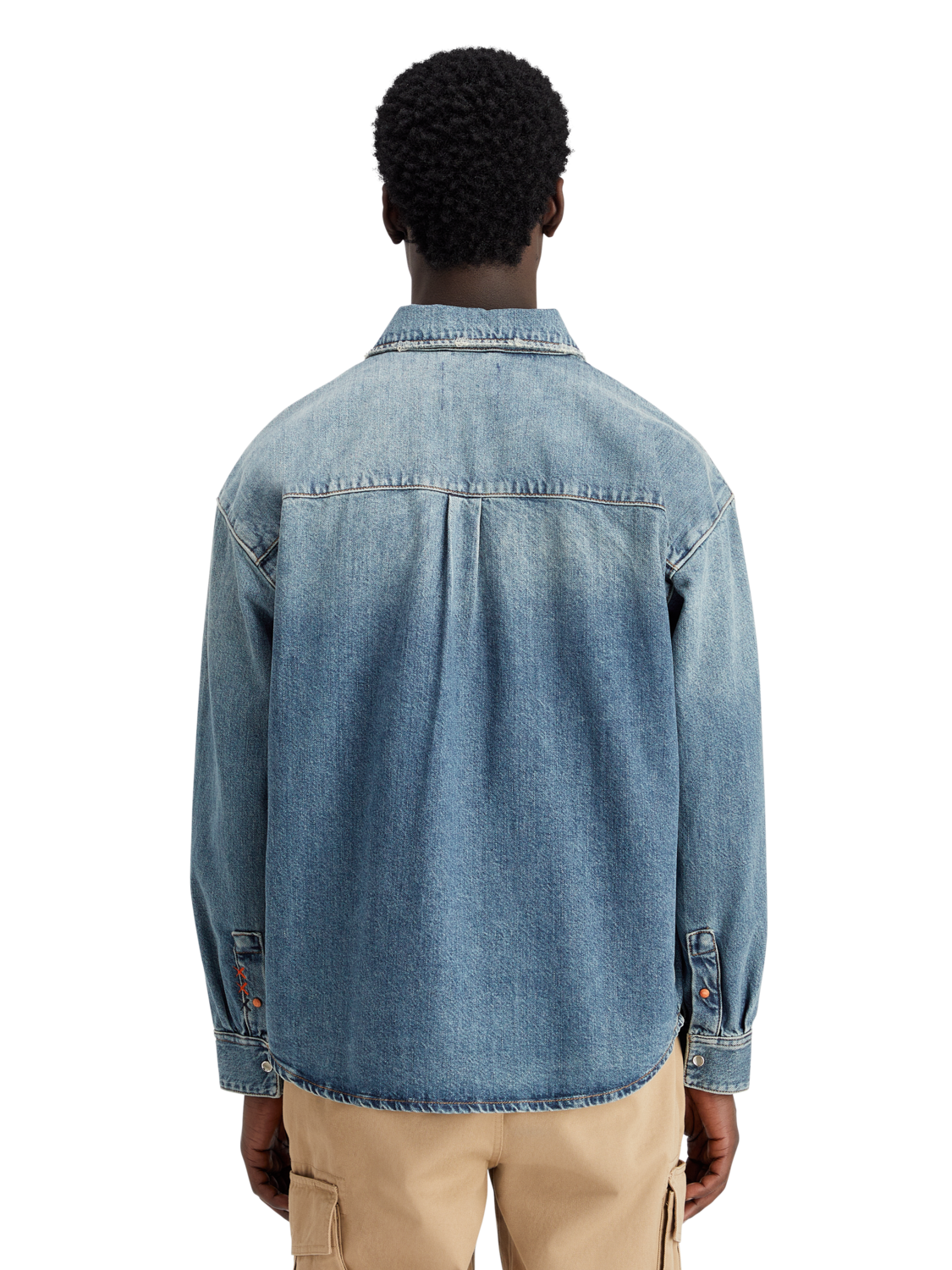 OVERSIZED WASHED DENIM SHIRT - FRISCO NIGHTS