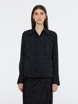 Satin Jacquard Shirt