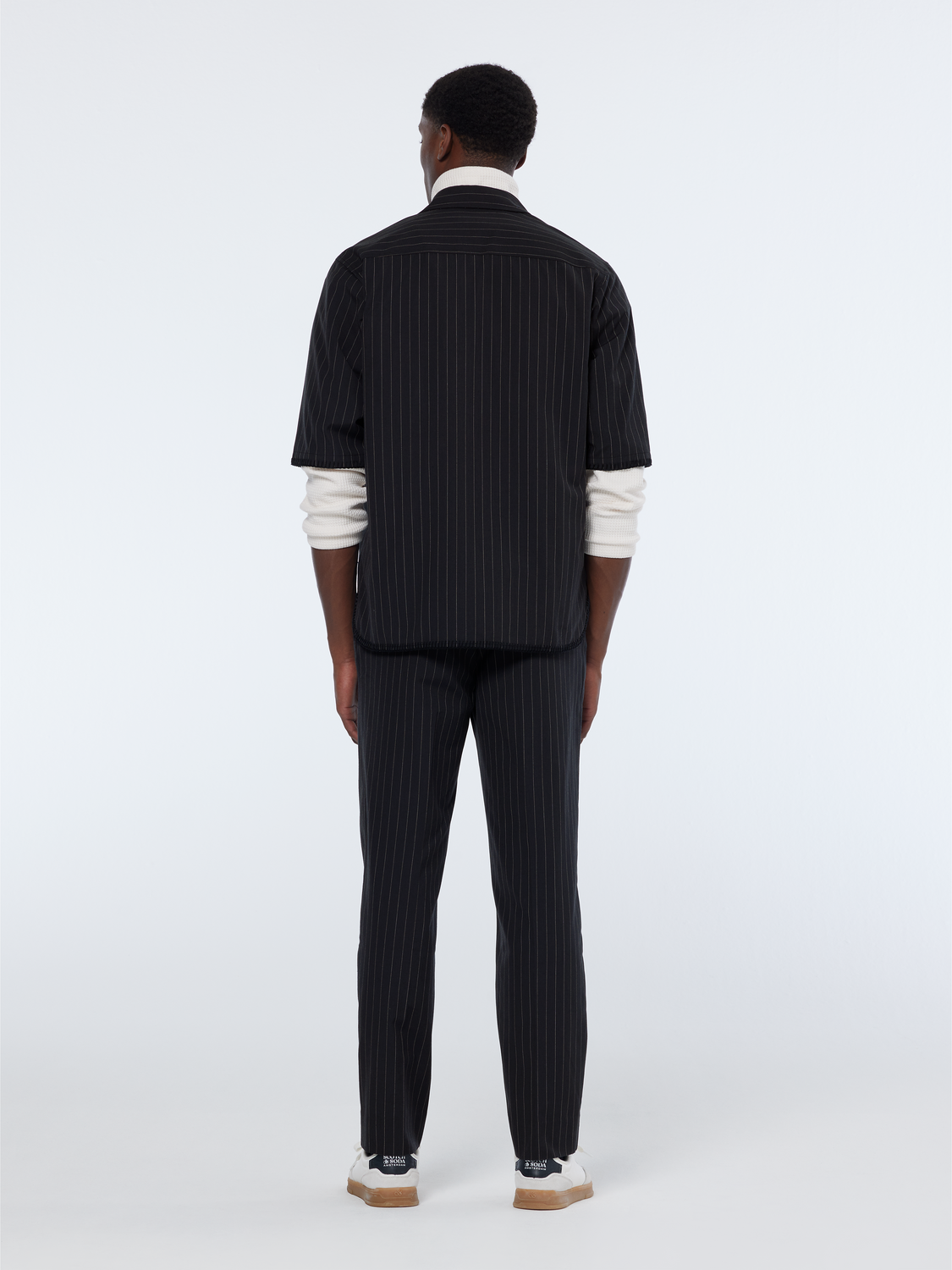 Otis Straight tailored pinstripe chino