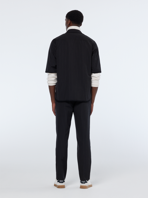 Otis - Straight fit tailored pinstripe chino