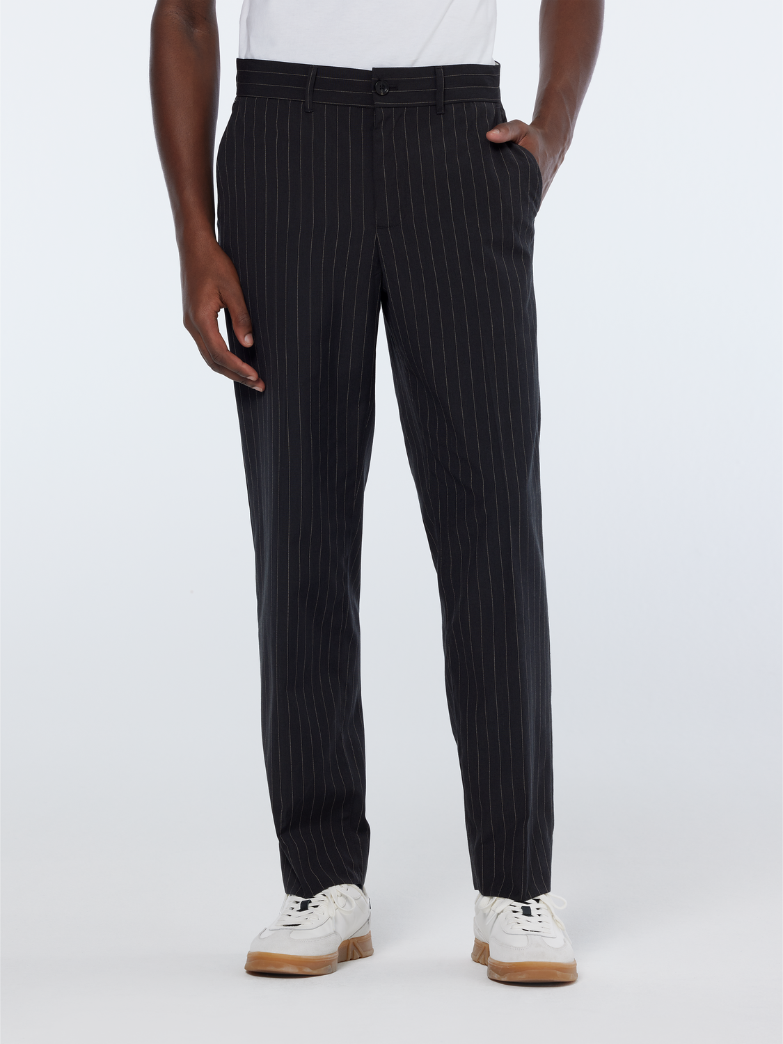 Otis Straight tailored pinstripe chino