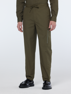 Straight fit cotton ripstop cargo pant