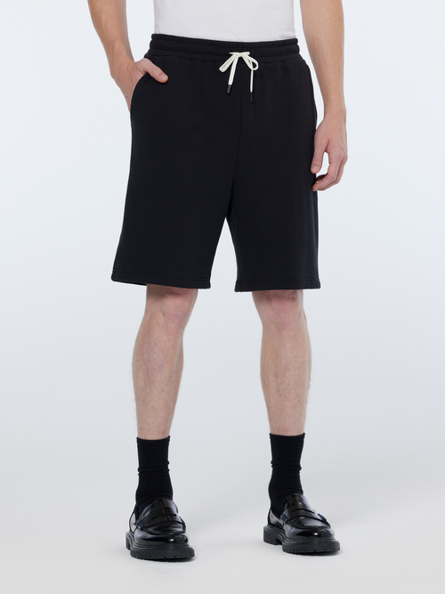 Badge logo regular fit sweatshorts