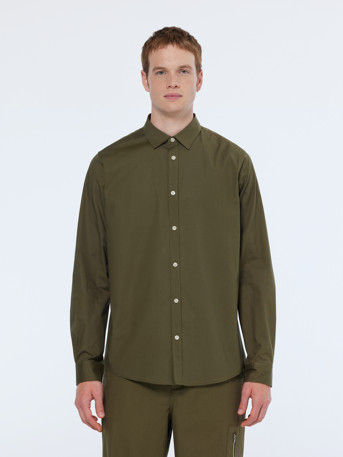Seasonal Essentials Slim poplin shirt