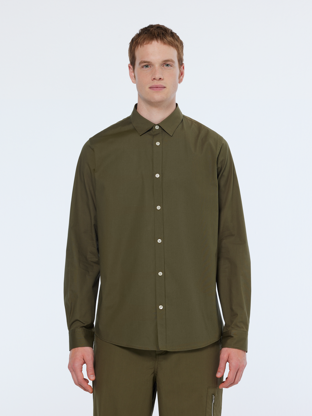 Seasonal Essentials Slim poplin shirt
