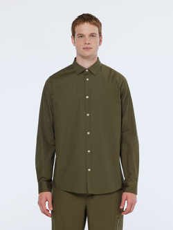 Seasonal core - Slim fit solid poplin shirt