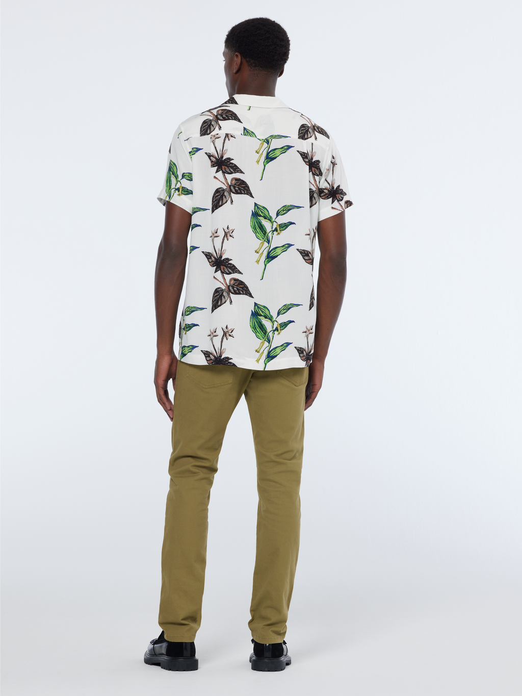 Regular short sleeve print shirt
