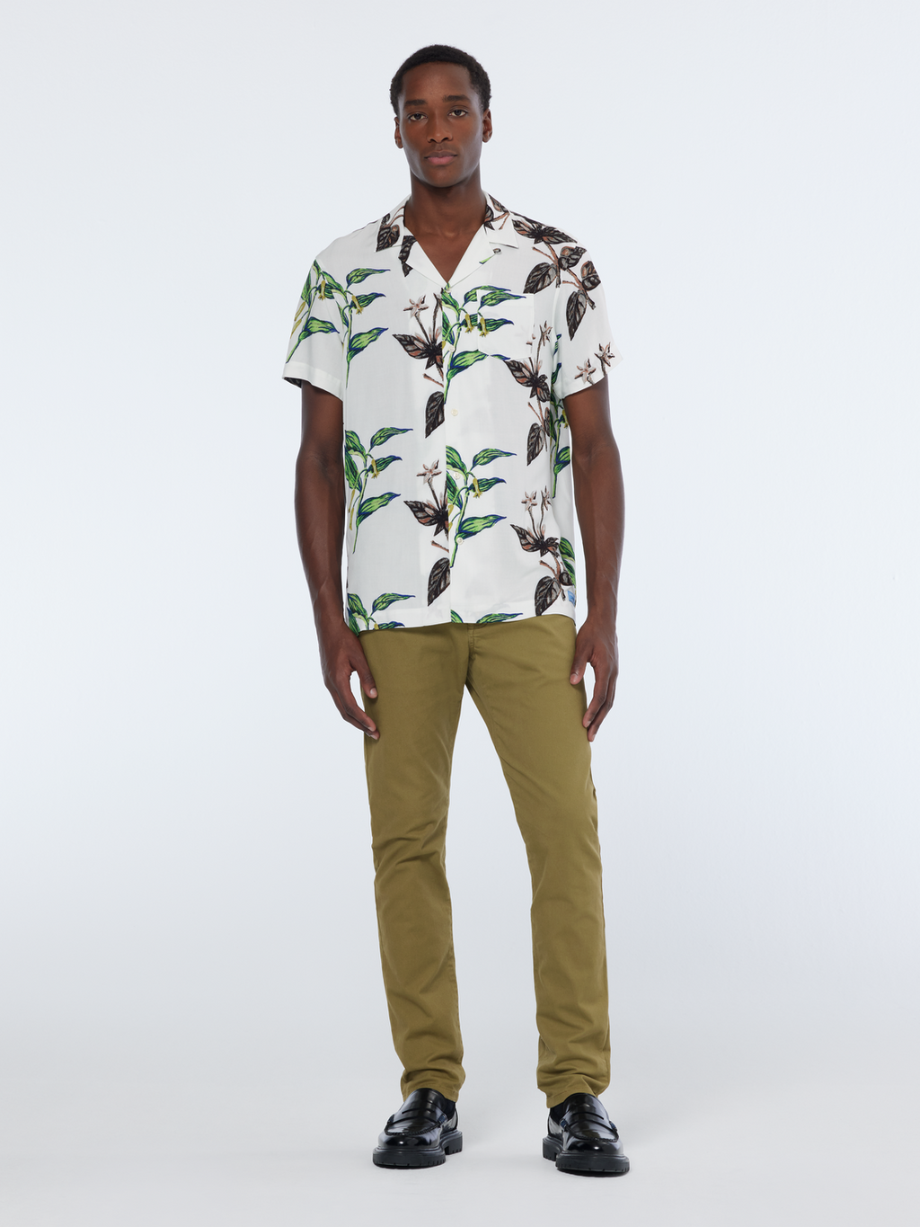 Regular short sleeve print shirt