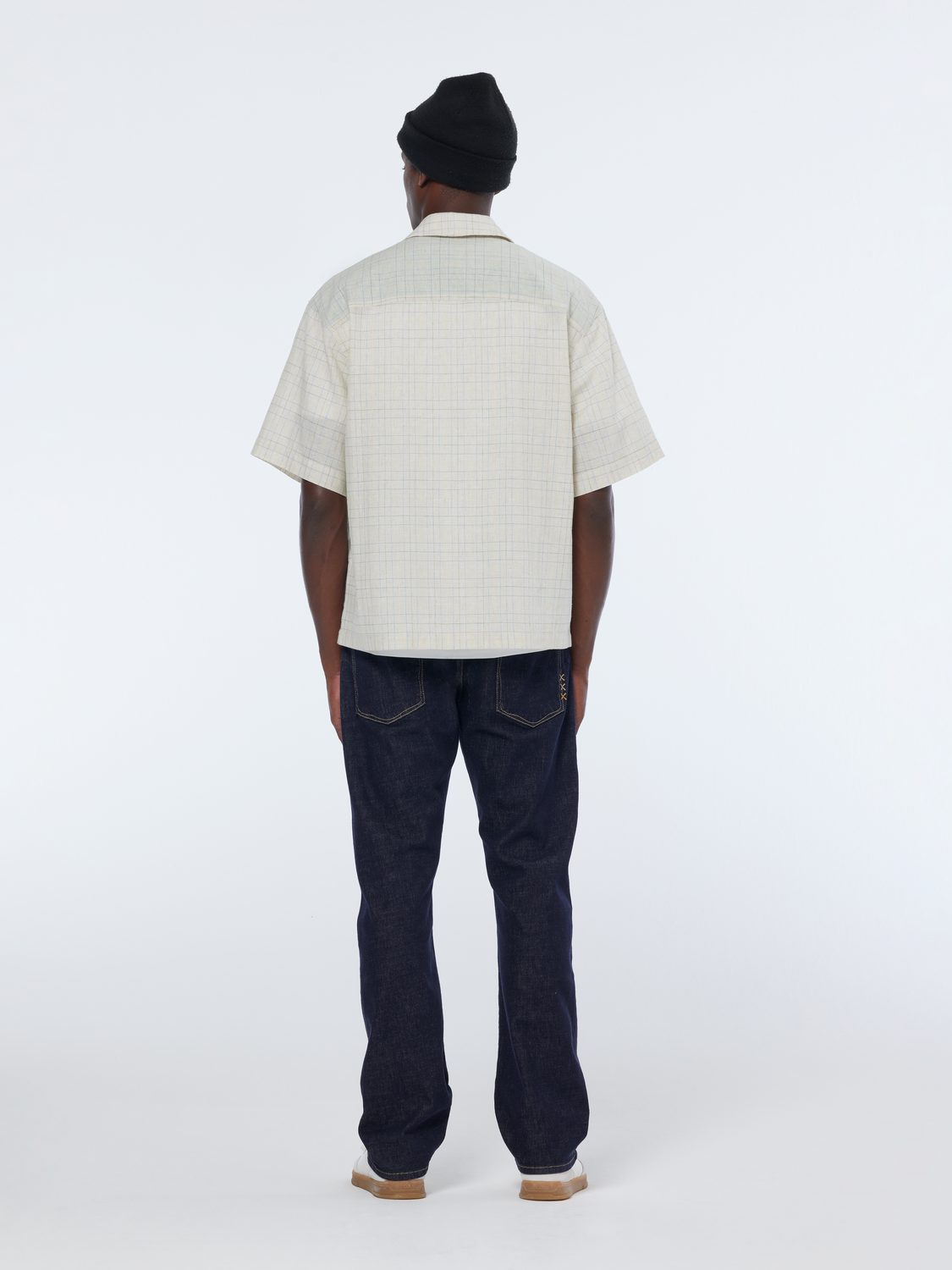 Relaxed yarn-dyed check shirt