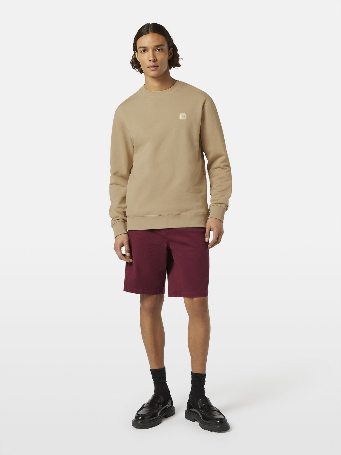 Seasonal Essentials badge logo sweatshirt
