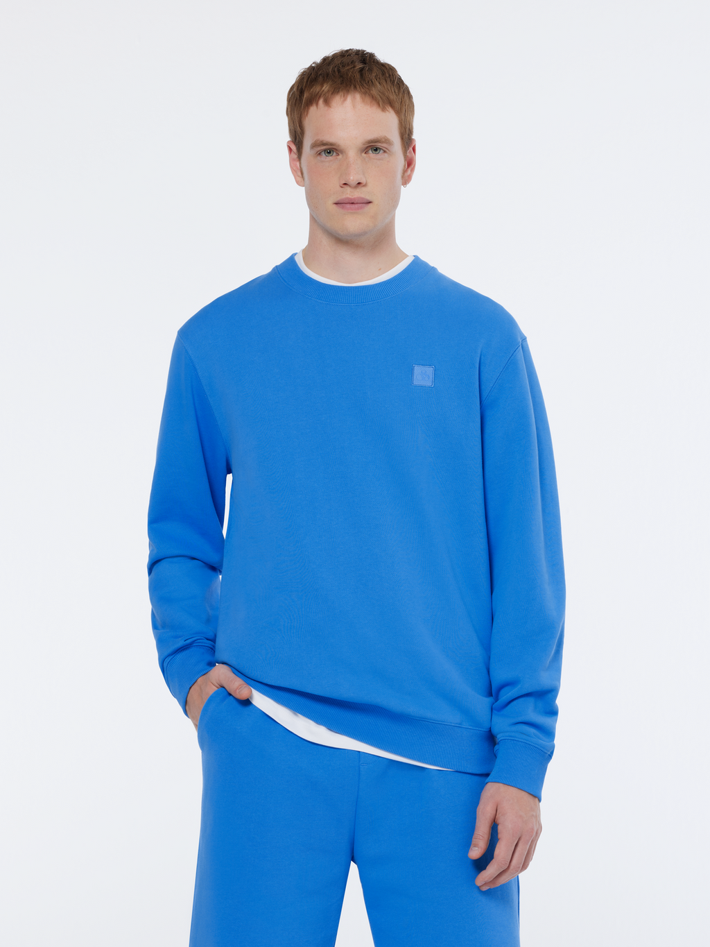 Seasonal Essentials badge logo sweatshirt