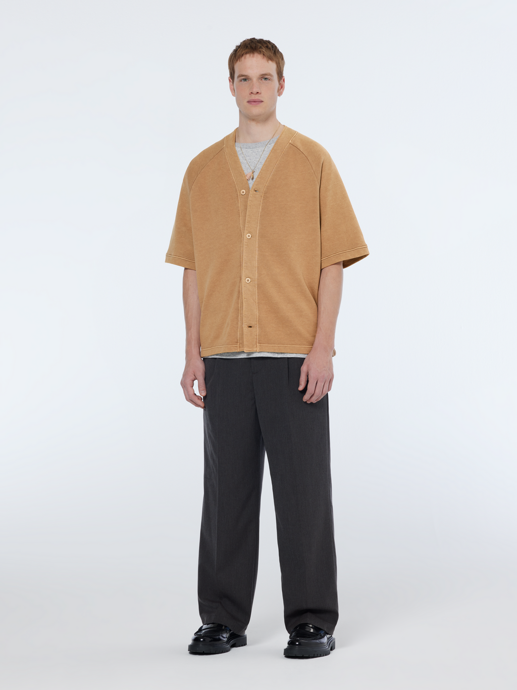 Baseball short sleeve sweatshirt