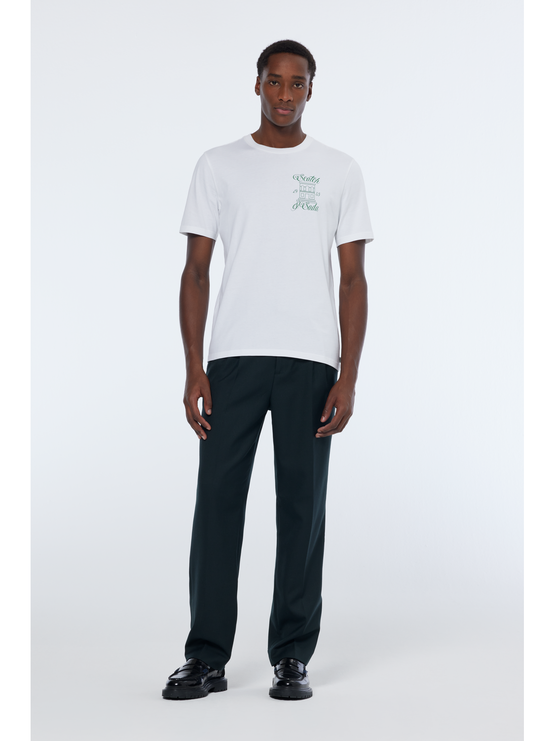 Left chest artwork t-shirt