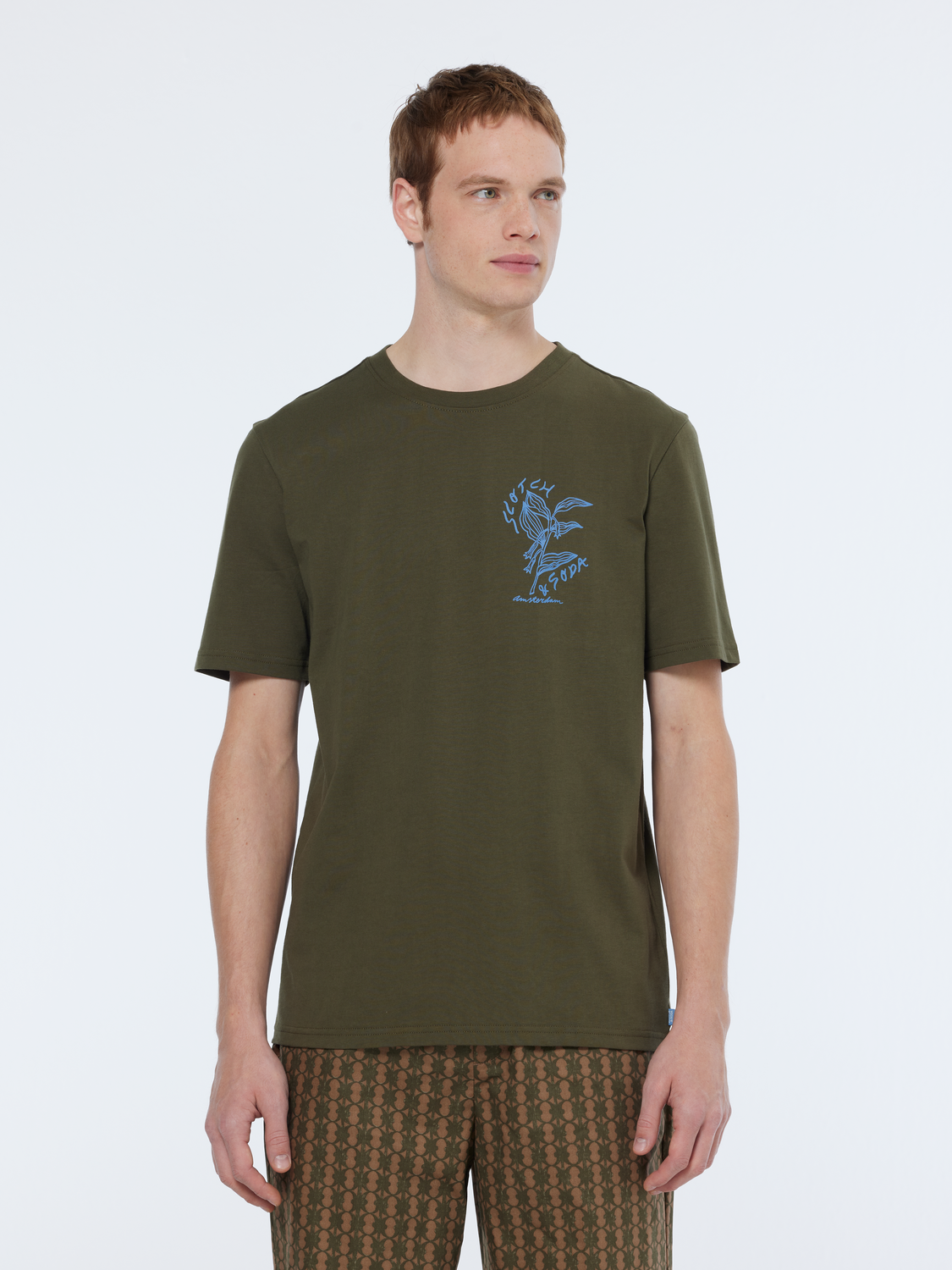 Left chest artwork t-shirt