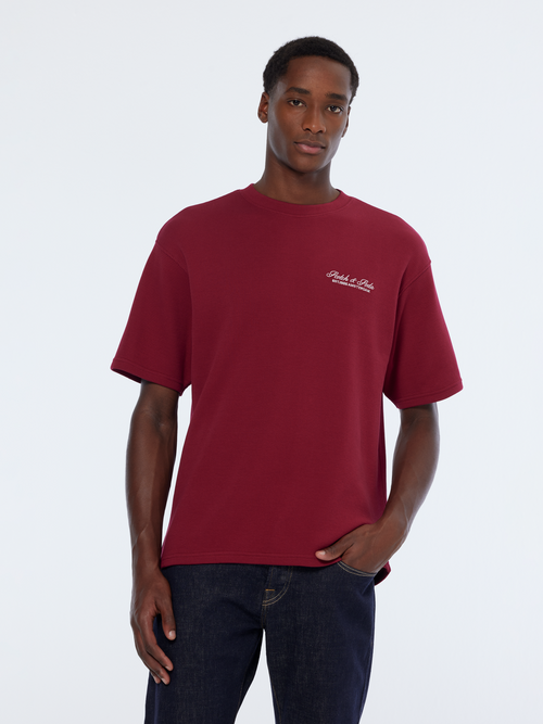 Waffle relaxed fit t-shirt